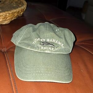Tommy Bahama Unisex Relax Crazy Cuban Recipe Strap Back Adjustable Hat Olive